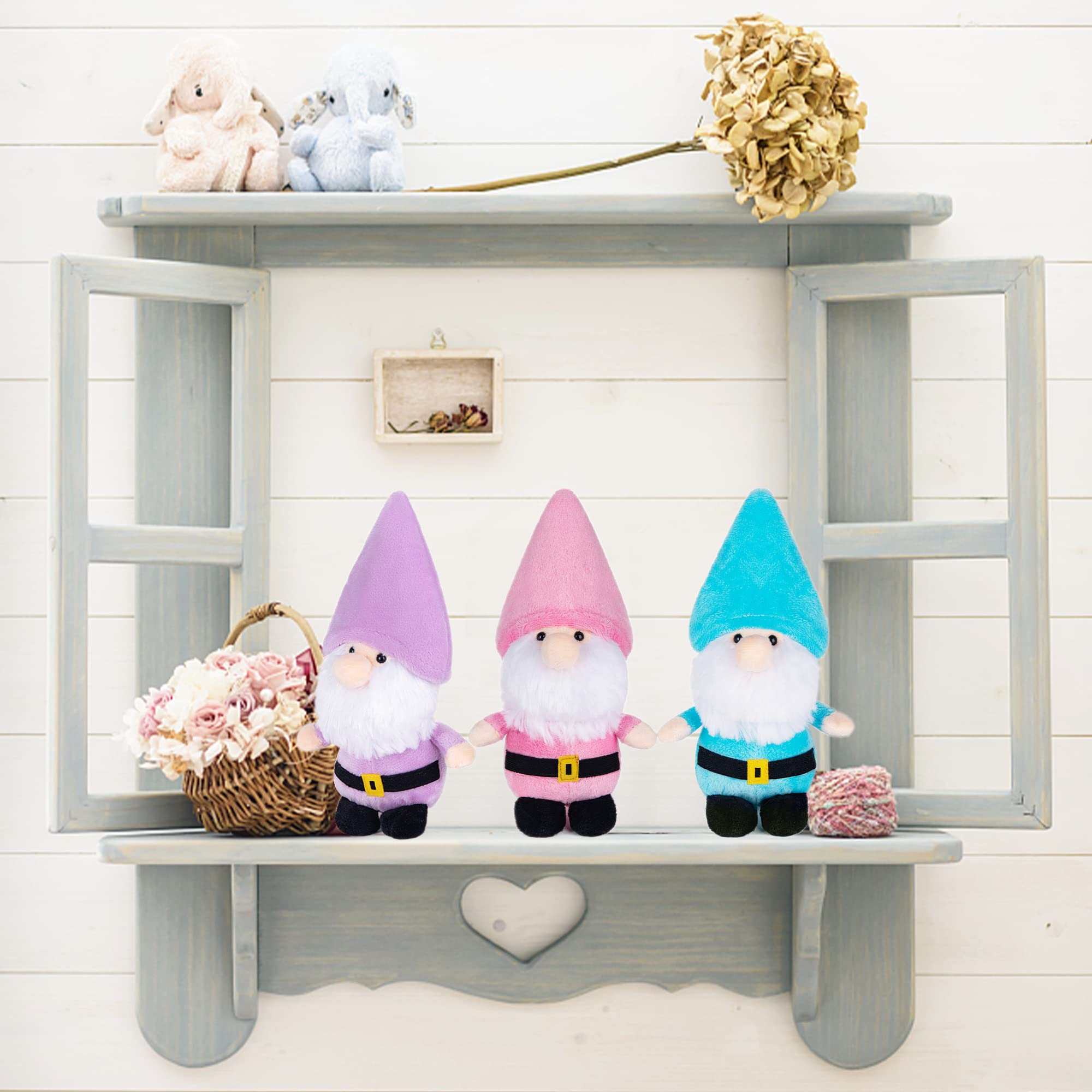 Amazon.co.jp: My OLi ぬいぐるみ ノーム人形 7インチ 3個パック 小人